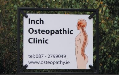 clinic road sign